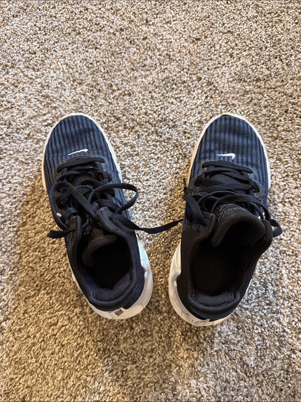 LeBron HO21 Nike Black and White Low-Top Trainers